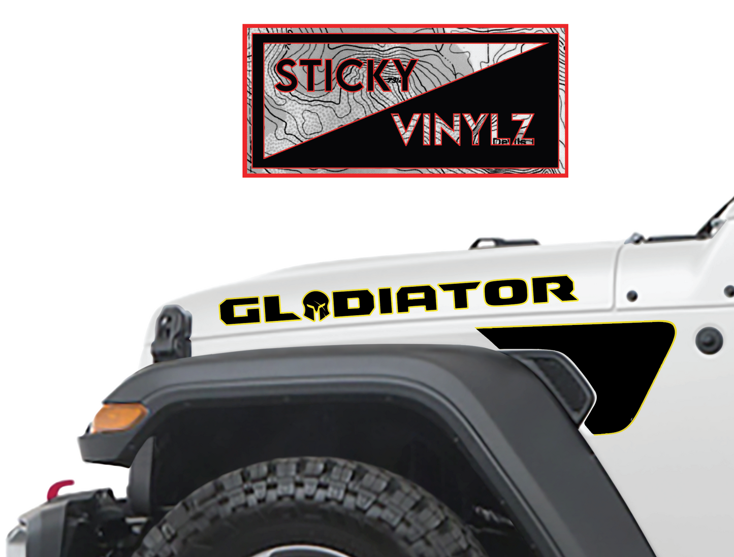 GLADIATOR Hood Side Vinyl