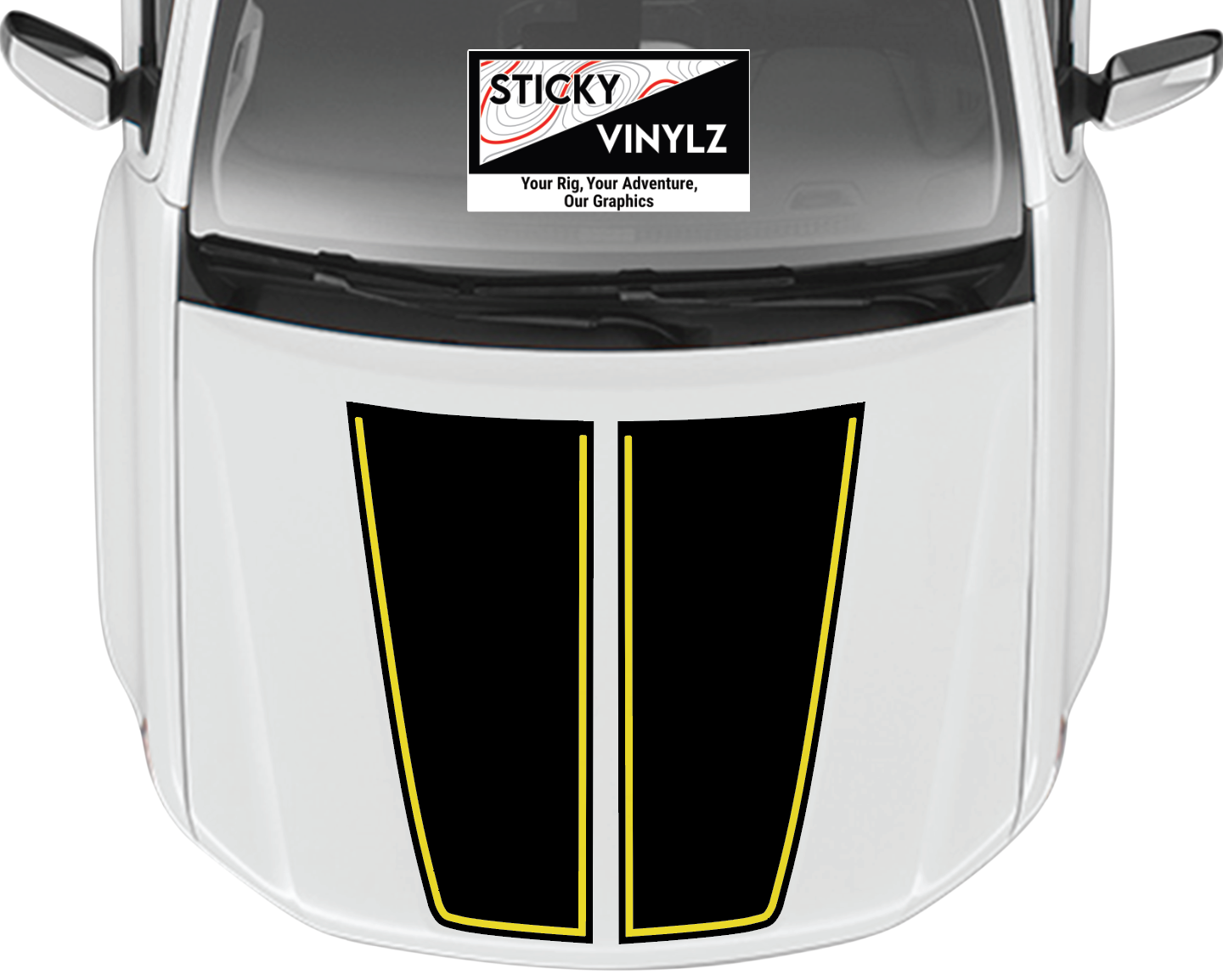 Hood Top Split Insert, Chevy Colorado 2015 - 2022