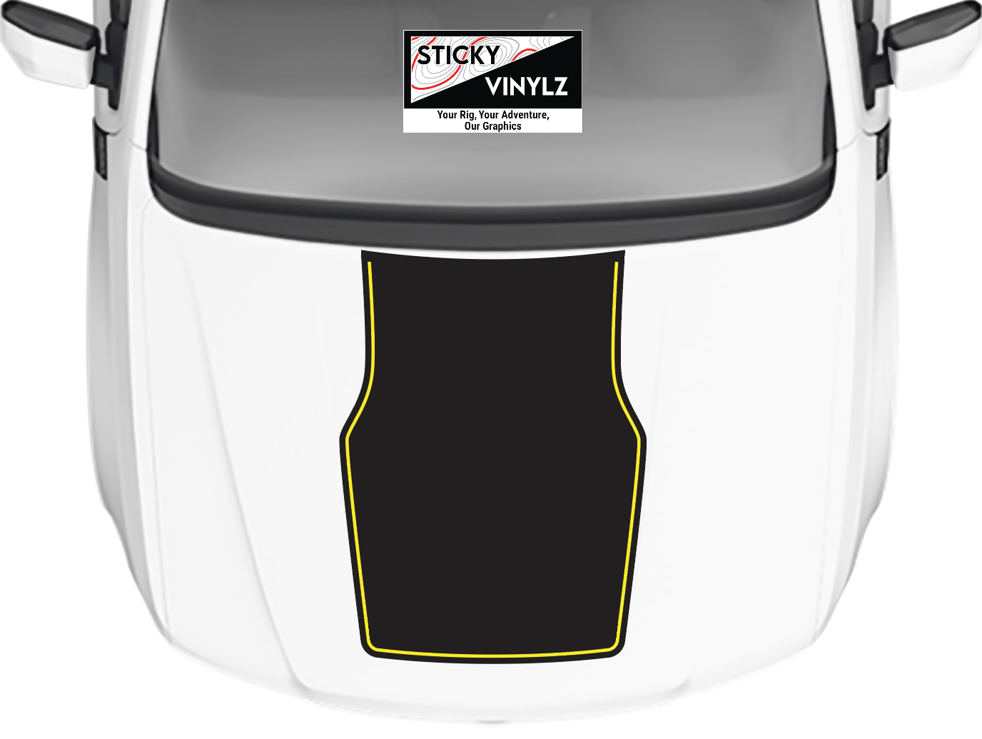 Hood Top Insert, 1x Piece, Ford Maverick 2022+