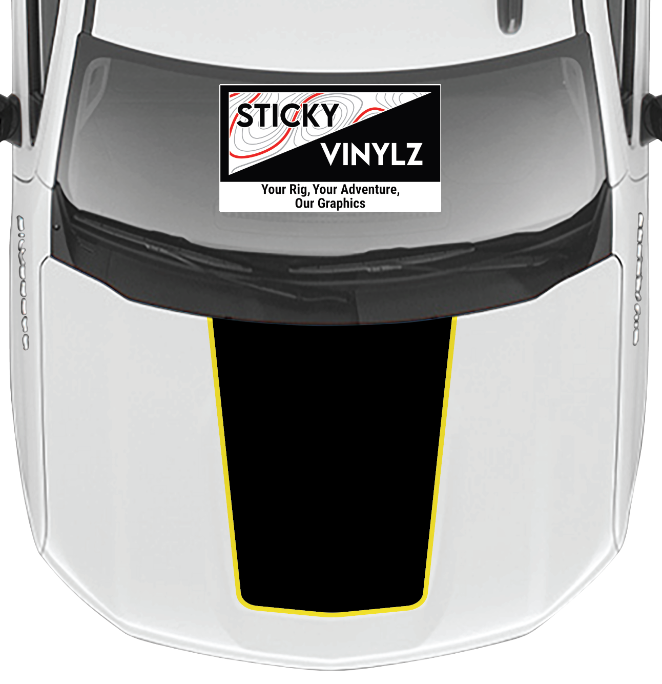 Hood Top Insert, Chevy Silverado 2019+