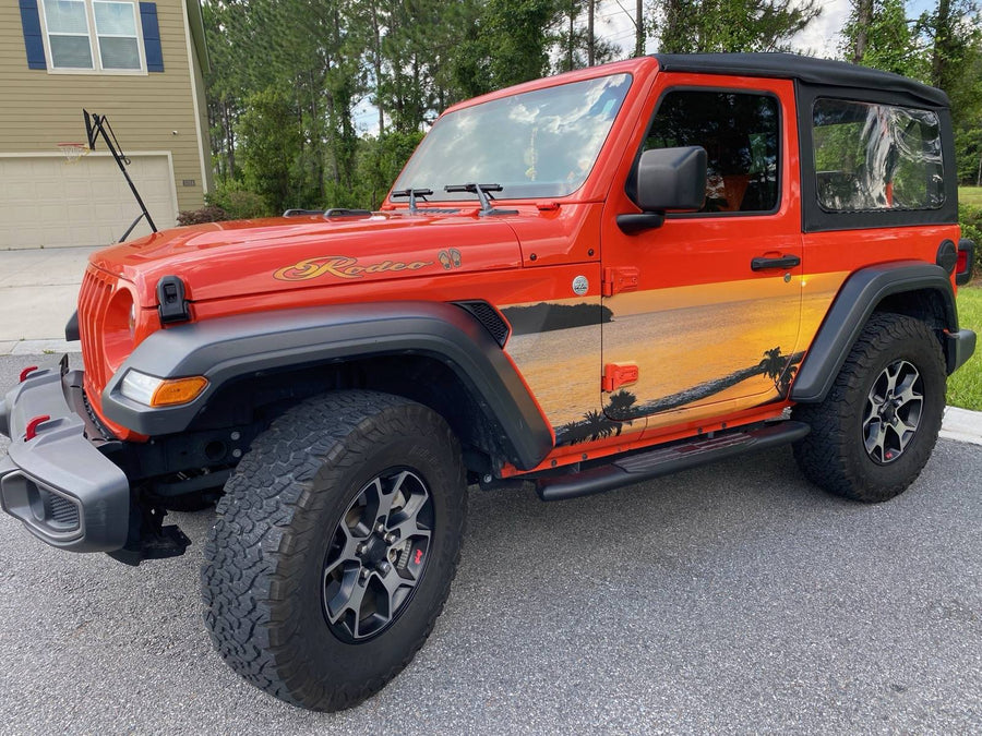Customer Wrangler JL/JLU with Sticky Vinylz graphics