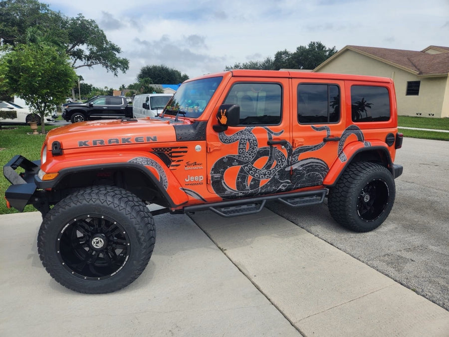 Customer Wrangler JL/JLU with Sticky Vinylz graphics