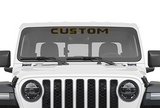 Custom Windshield Banner Dual Color