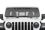 Custom Windshield Banner Dual Color