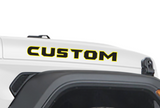 CUSTOM Name Hood Side Dual Color